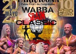 Poster of the wabba spain classic with basic info and athletes photos